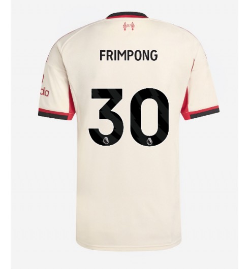 Liverpool Jeremie Frimpong #30 Bortedrakt 2025-26 Korte ermer Liverpool Jeremie Frimpong #30 Bortedrakt 2025-26 Korte ermer